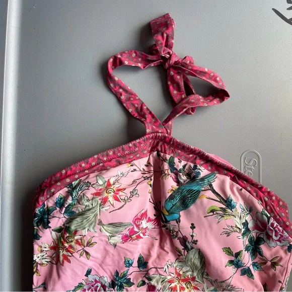 johnny was malakye halter one piece in pink floral - Picture 4 of 7